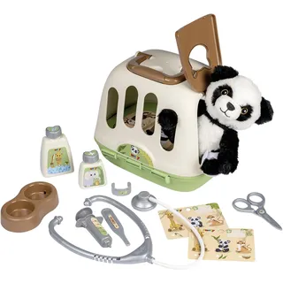 Smoby - Tierarzt-Spielset im Koffer mit Panda Kuscheltier - Rollenspiel für Kinder ab 3 Jahren