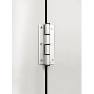 Justor Federband SF 120 dreiteilig, Bandhöhe 120 mm, Rollen ø 16 mm, Alu silber eloxiert