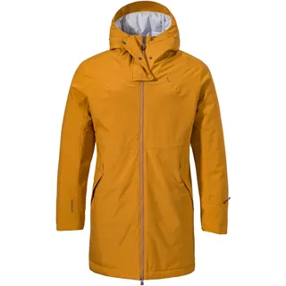 Schöffel Damen Ins Parka Style Crivat WMS, wasserdichte und atmungsaktive Winterjacke, komprimierbarer, leichter Parka mit nachhaltiger Wattierung, chai, 38