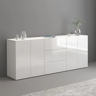 OTTO home Sideboard 200 x 80 x 40 cm Weiß
