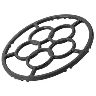 Gusseisen Gasherd Aufsatz,Reduzierring für Pfannenknecht,Wok Zubehör,Simmerplatte für Gasherd,Topfuntersetzer Metall,Rutschfester Untersetzer für Tajine Topf,Camping Backofen geeignet