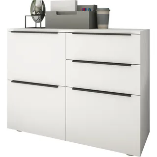 borchardt Möbel Tom Aktenschrank 93 x 35 x 72 cm weiß