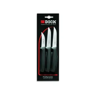 Friedr. Dick ProDynamic Messerset 3-tlg. Schwarz/Silber