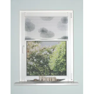 HOME WOHNIDEEN Schmidt Plissee Rawlins 40 x 130 cm Polyester Grau