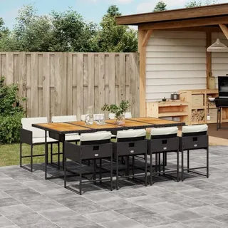Festnight Gartenmöbel Set 8 Stühle mit Tisch Gartenmöbel Set 8 Personen Terrassenmöbel Außen Sitzgruppe Outdoor Gartentisch mit Stühlen Set Garten Essgruppe Wetterfest Gartengarnitur
