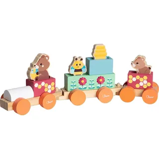 Chicco Spielzeug-Zug »My Wood Friends - Teddys Zug«, bunt
