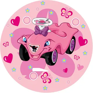 Kinderteppich , Rosa , Textil , rund , Oeko-Tex® Standard 100 , für Fußbodenheizung geeignet, rutschfest , Teppiche und Böden, Teppiche, Kinderteppiche