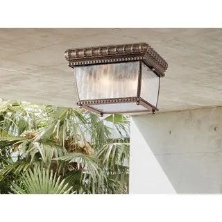 meineWunschleuchte Outdoor Deckenleuchte Terrassenlampe Landhausstil, Carport Beleuchtung Antik