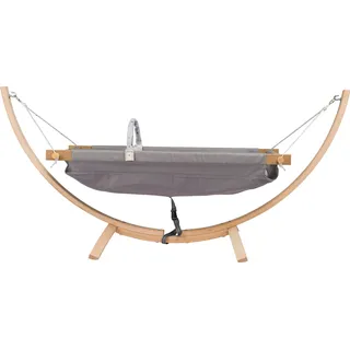 Evila Originals, Fethiye - Grey, Kinderbetten, Babyhängematte, Grau, Baumwolle, 135 x 44 x 56 cm - Grau