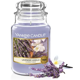 Yankee Candle Lavender Vanilla Duftkerze 150 h beige
