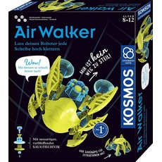 KOSMOS 620752 Air Walker, Klettert Glatte Oberflächen hoch, Bausatz für Roboter mit Spezial-Saugnäpfen, Experimentierkasten für Kinder ab 8-12 Jahre, Roboter-Spielzeug, Modellbau