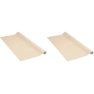Venilia Klebefolie | Ahorn Holzoptik Weiß | 45 cm x 3 m, Stärke 95μ | selbstklebende Möbel-Folie, Dekofolie, Tapete, Küchenfolie | PVC ohne Phthalate | Made in EU (Packung mit 2)