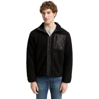 Tom Tailor Denim Herren Teddyjacke mit Stehkragen