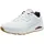 Uno Stand On Air Sneaker, White Durabuck Navy Red Trim, 39 EU