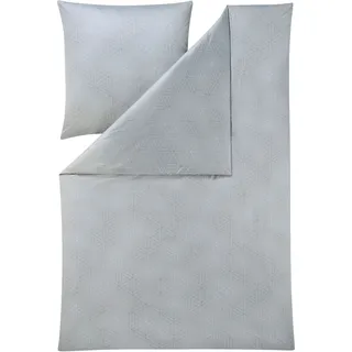 Estella Bettwäsche Pippa 155 x 220 cm Jersey Grau