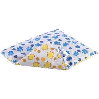 Medi Partners Kirschkernkissen Körnerkissen groß Wärmekissen 500g Rechteck 20x25cm Öko Natur 100% Baumwolle Medi Partners Wärme - Kältetherapie Massagetherapie (Schneeflocke/Sonnen)