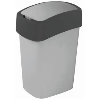 Flip Bin 10 l silber/graphit