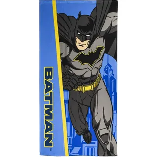 Cerdá Batman Handtuch 70 x 140 cm blau und gelb