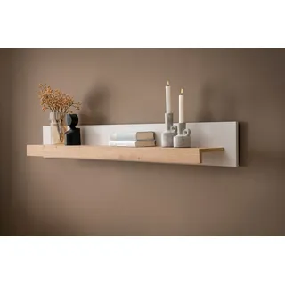Wandboard HOME AFFAIRE "Sonora, modernes Wandregal, Wandhalter mit Ablagefläche, 159 cm breit", kaschmir, eiche artisan, B:159cm H:20cm T:15cm, FSC-zertifizierter Holzwerkstoff, Regale, Wandboard, vielseitig einsetzbares Hängeregal, in zwei Größen verfügbar