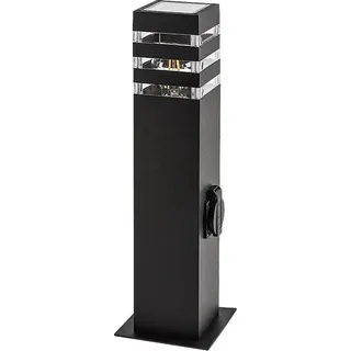 Rabalux 77122 Stehlampen für Aussen Ankara E27 1x MAX 12 Aluminium Kunststoff schwarz