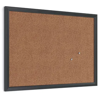 U Brands Kork-Pinnwand, 43,2 x 58,4 cm, schwarzer Holzrahmen (026U00-01)