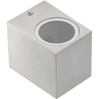 GTV TIAGO Außenwandleuchte, Weiß, GU10 | Wandleuchte, Wandlampe, Fassadenleuchte, Außenlampe, DOWN-Light, IP54