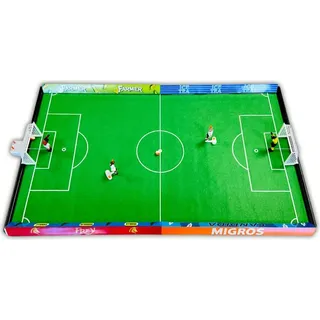Tipp-Kick Mania Migros Edition Tischfußball mit 2 Kicker & Torwart Fußball Spiel
