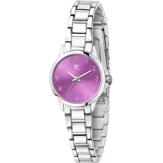 Damenuhr B&g Zifferblatt Lila Nur Zeit Etui 28 MM