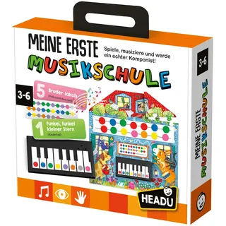 Headu Meine erste Musikschule Kinderklavier Musiknoten Lernen ab 3 Jahren