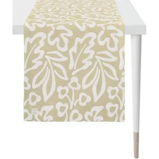 APELT "3971 Outdoor, Sommerdeko, Sommer", Jacquardgewebe, sand, weiß),