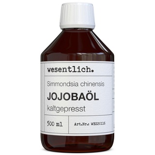 wesentlich. Jojobaöl kaltgepresst, von wesentlich. 500 ml