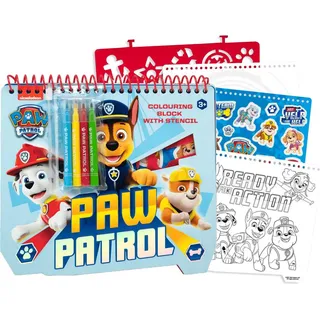 Paw Patrol Schablonen-Zeichenblock A4