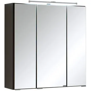 WELLTIME Cardiff 60 cm grau mit Schalter und Steckdose