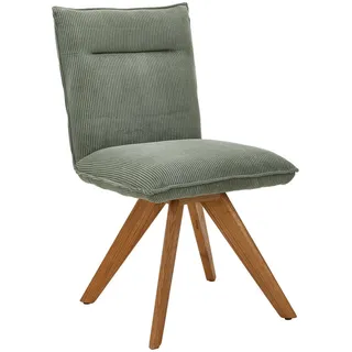 Johann Jakob Stuhl , Waldgrün , Holz, Textil , Wildeiche , massiv , Stativgestell , 47x87x62 cm , Stoffauswahl, Typenauswahl, Gestellauswahl , Holzmöbel, Sitzgelegenheiten Holz, Holzstühle