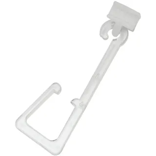 Schöner Wohnen SCHÖNER WOHNEN-Kollektion Gardinenhaken »Haken für Stoffösen mit Gleiter« transparent, 8 Stück