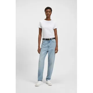 BOSS ORANGE 5-Pocket-Jeans "RUTH HR 5.0 Premium Damenmode" High Rise, aus softem Denim, bright blau 433