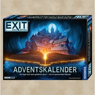 Kosmos EXIT Das Spiel Adventskalender 2021 - Die Jagd nach dem goldenen Buch