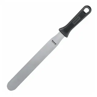 Westmark Profi-Streichpalette/Konditorenmesser, Gerade, Flexibel, Klingenmaß: 3,5 x 30,5 cm, Länge: 43,5 cm, Rostfreier Edelstahl/Kunststoff, Master Line, Schwarz/Silber, 31242270