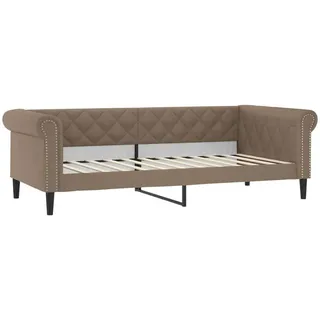 vidaXL Tagesbett Cappuccino-Braun 80x200 cm Kunstleder - Braun