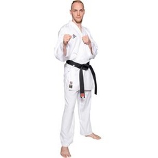 Karate Gi „Air Deluxe“, 175 cm, mit Schulterstick in Weißgrau