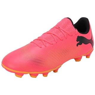 Future 7 Play FG/AG sunset glow/puma black/sun stream 40