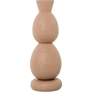 Bodenvase aus Metall, matt, Rosa, 100 x 24 x 4 cm