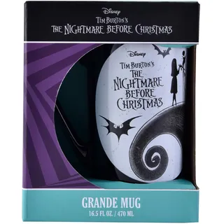 Pyramid International Nightmare Before Christmas, Jack Skellington, Halloween Town, Keramiktasse Grande Cappuccino, 570 ml, Einheitsgröße