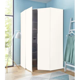 WIMEX Eckschrank Level by fresh to go 129 x 236 x 129 cm Weiß