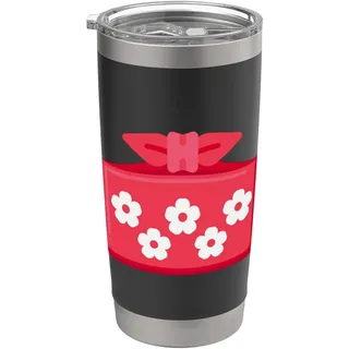 Furoshiki Japanisches Wickeltuch Doppelwandiger Edelstahl-Thermobecher