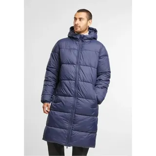 URBAN CLASSICS Long Puffer Mantel blau 4XL