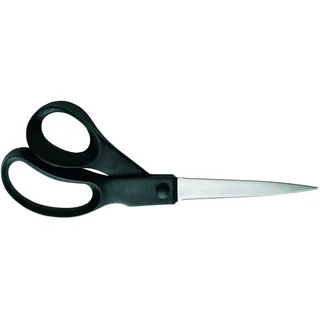 Fiskars Universalschere, Länge: 21 cm, Qualitätsstahl/Kunststoff, Essential, Schwarz,