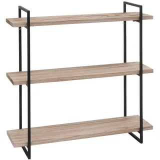 MCW Wandregal 60 x 60 x 18 cm Braun