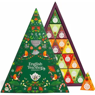 ETS - Tee Adventskalender "Mosaik grün", BIO, 25 Pyramidenbeutel