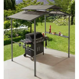 Konifera Grillpavillon Manhatten 2,4 x 1,5 m Grau